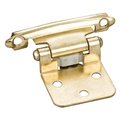 Hardware Resources Traditional 1/2" Overlay Hinge with Screws - Polished Brass P5011PB